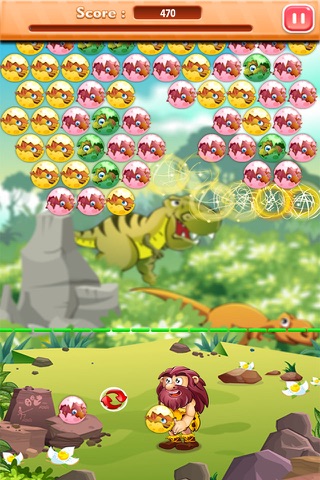 Caveman Bubble Shooter - Best Treasure Shooting Game FREE screenshot 2