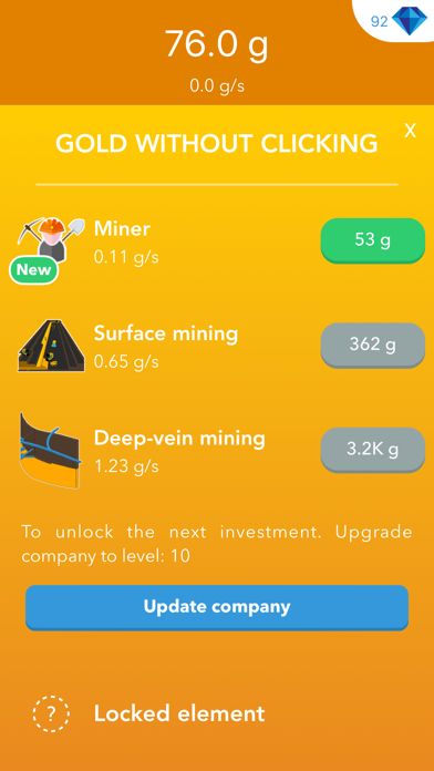 How to cancel & delete Miner - build your own mining company from iphone & ipad 3
