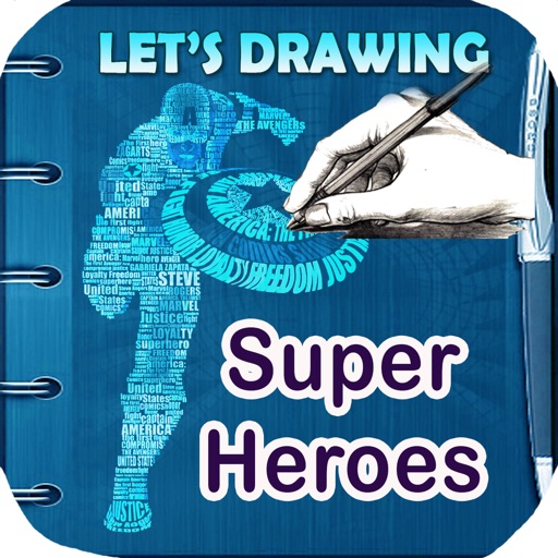 Easy How to Drawings of Superheroes Step by Step iOS App