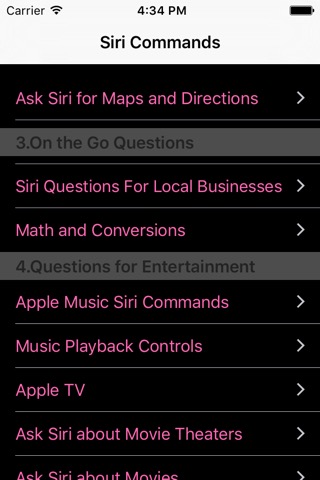 Command List for Siriのおすすめ画像1
