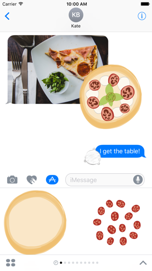 Pizza Foods sticker, cute food stickers for photos(圖1)-速報App