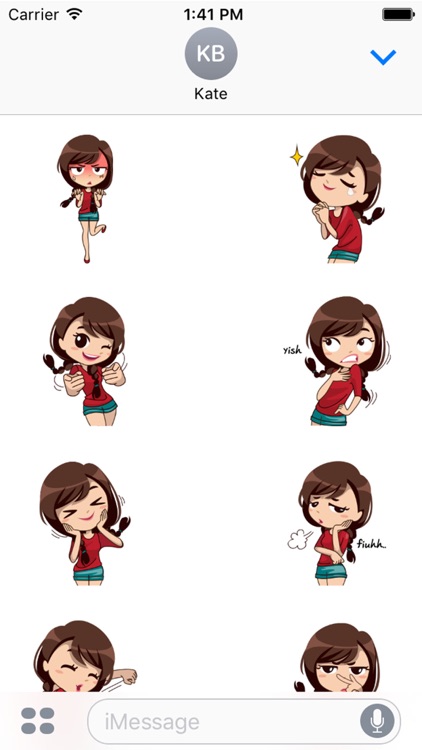 Alice Vol. 2 Stickers for iMessage by AMSTICKERS screenshot-3