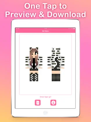 Captura 2 Girl Skins Free for Minecraft iphone