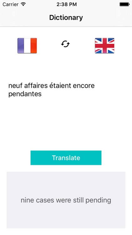 Translate English to French Dictionary - Traduction Français Anglais