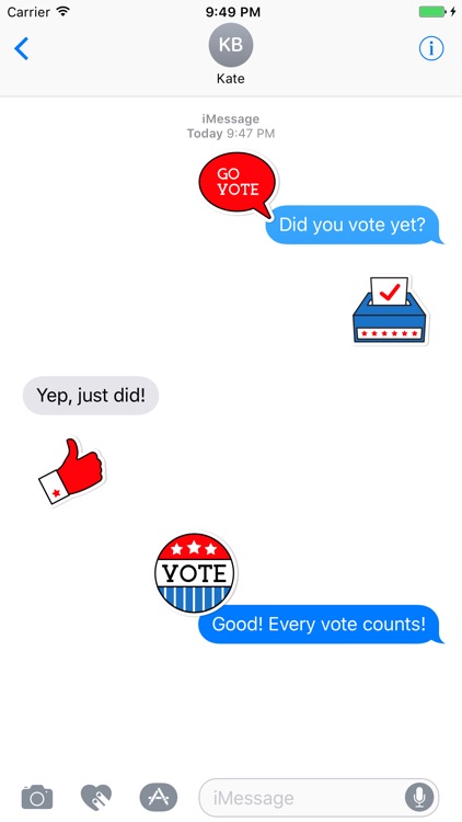 Go Vote Stickers screenshot-3