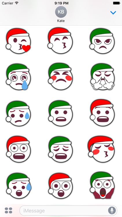 Christmas Emoji • Stickers for iMessage