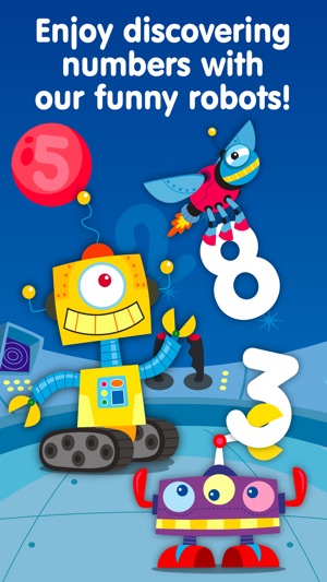 Robots & Numbers - Educational Math Games to Learn(圖1)-速報App