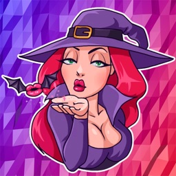 Halloween Witch Emoji Stickers - for iMessage