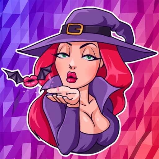 Halloween Witch Emoji Stickers - for iMessage