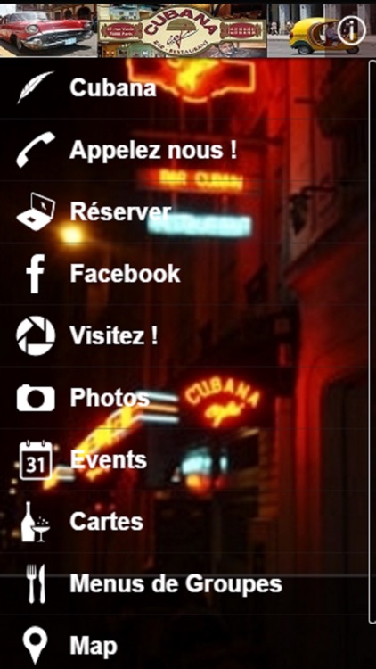 Cubana Café app