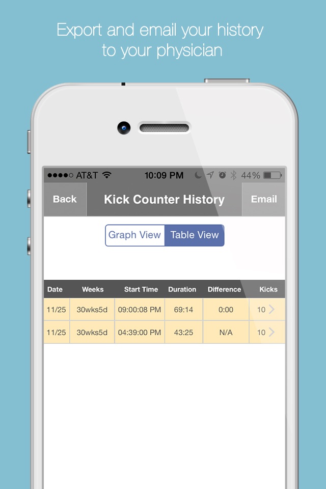 Baby Kick Counter & Monitor - Fetal movement and pregnancy tracker. screenshot 4