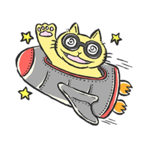 Scientist Cat - Stickers & Emoji!