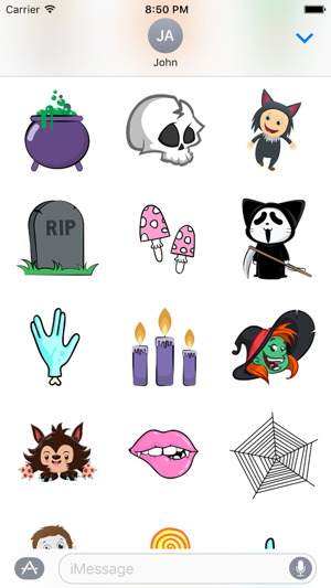 Halloween Cartoon Sticker