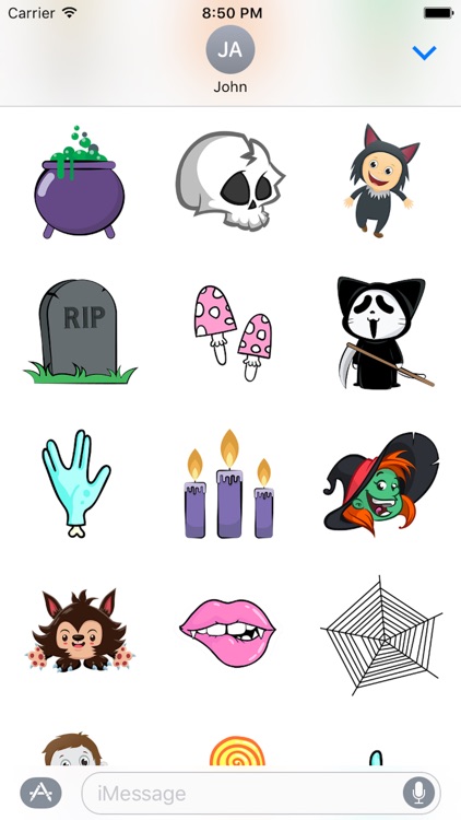 Halloween Cartoon Sticker