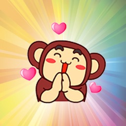 Funny gorilla animated emojis - Fx Sticker