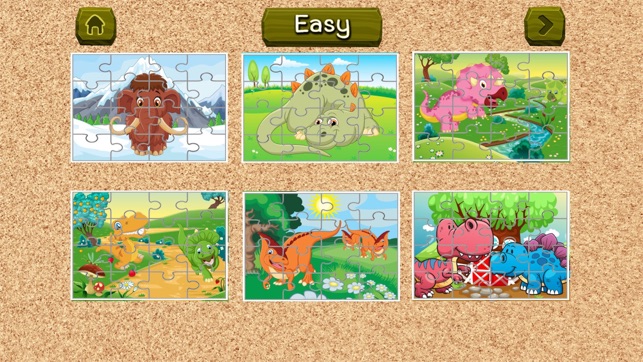 dinosaur puzzles jigsaw 恐龙霸王龙 雷克斯 恐龙火车 4年 5年 孩子遊戲(圖2)-速報App