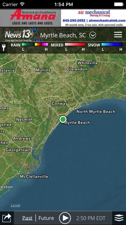 WBTW WX - weather, radar, and forecasts