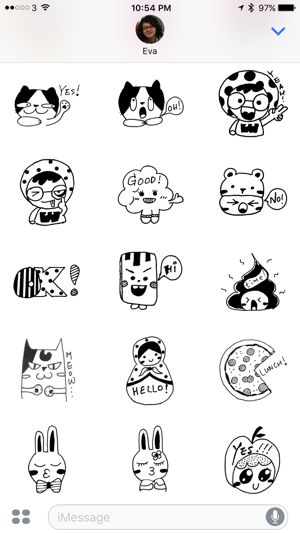 Doodle Funny Stickers(圖3)-速報App