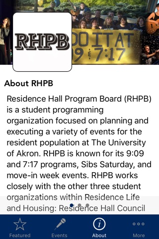 RHPB - University of Akron screenshot 3