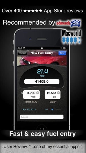 Car Care - fuel economy & service tracki