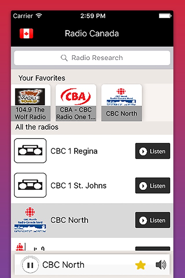 Radios Canada - Radio Canadienne screenshot 3