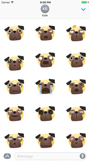 Sticker Me: Pug Faces