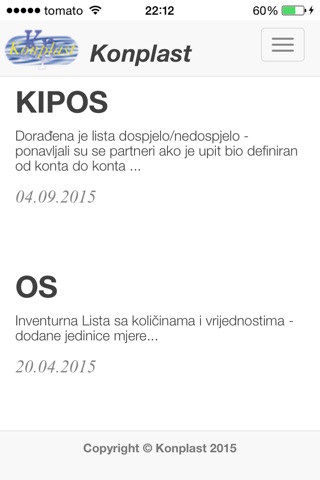 Konplast novosti screenshot 3