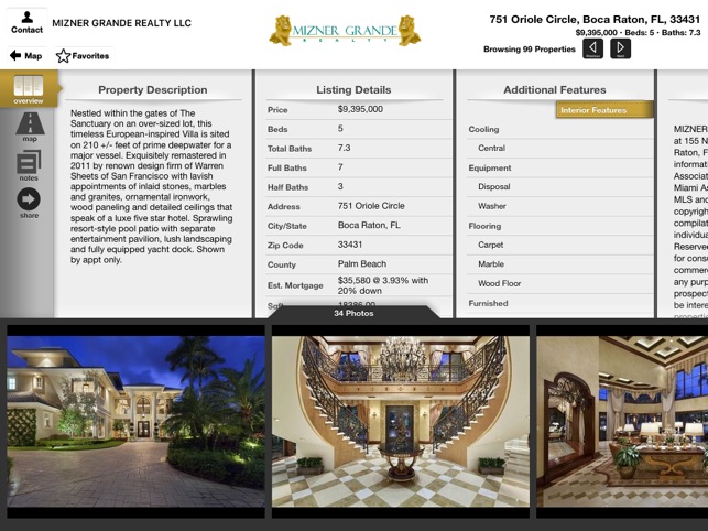 Mizner Grande Realty for iPad(圖4)-速報App