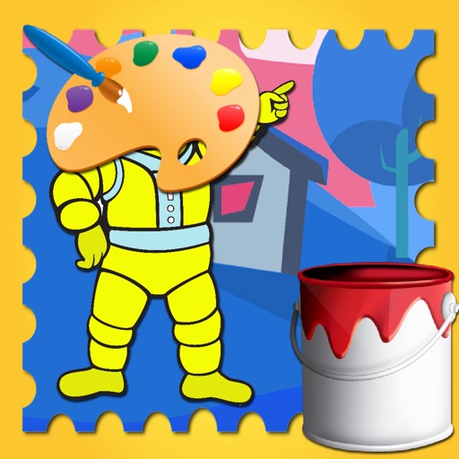 Paint Games astronaut Version iOS App
