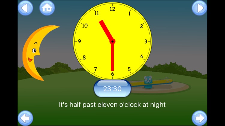 Tell the Time - Baby Learning English Flash Cards screenshot-4