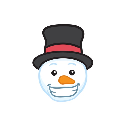 Snowman Face Stickers - Christmas Snowman