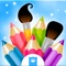 Doodle Coloring Book - Color & Draw