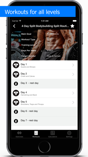 Gym Guide workouts and exercises for fitness(圖3)-速報App