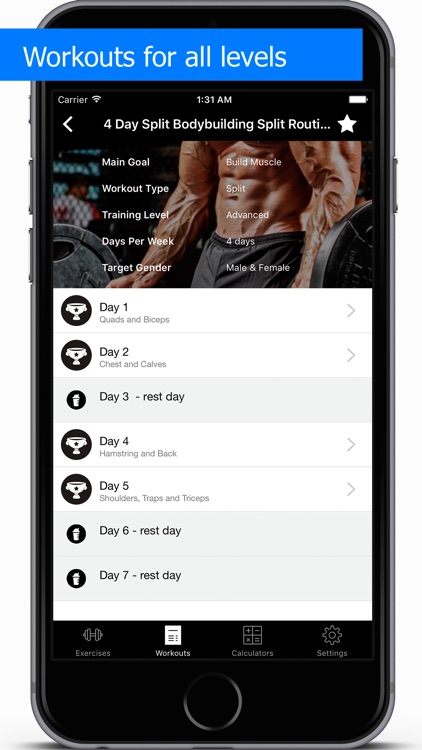 Gym Guide workouts and exercises for fitness