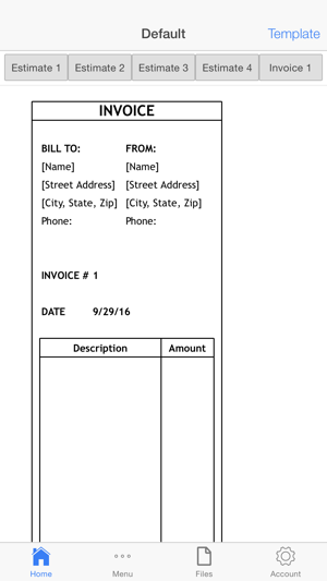 Computer Repair Invoice