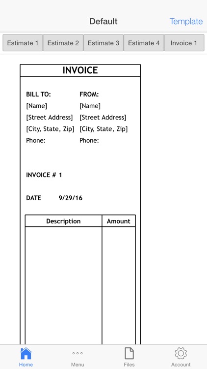 Computer Repair Invoice