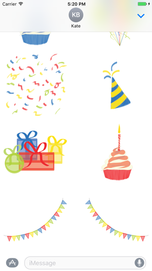 Happy Birthday sticker pic - stickers for iMessage(圖3)-速報App