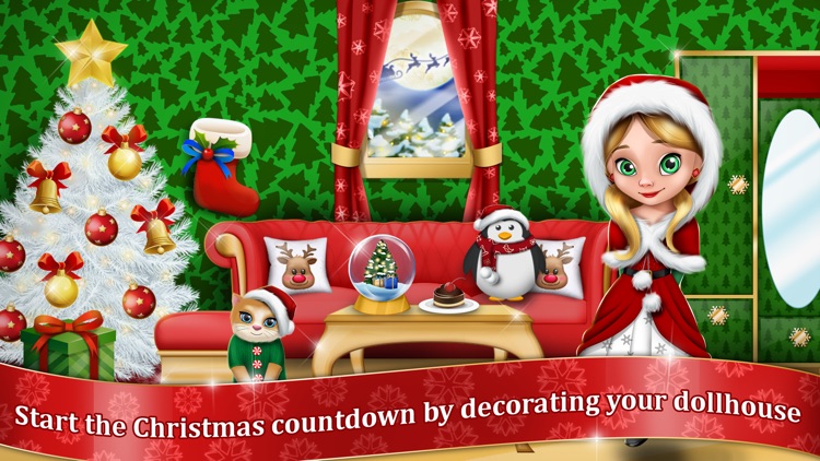 Christmas Dollhouse Games: Design Girls Dream Home screenshot-4