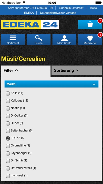 EDEKA24 | Online-Supermarkt screenshot-4