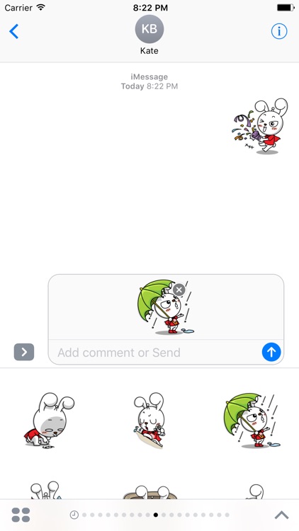 Nanny The Rabbit - Thanksgiving day stickers pack screenshot-4