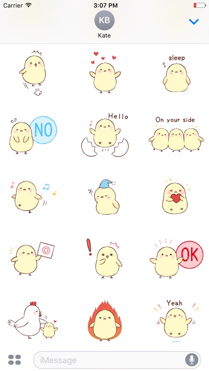 Chick Chick's Life Vol 2 Stickers for iMessage