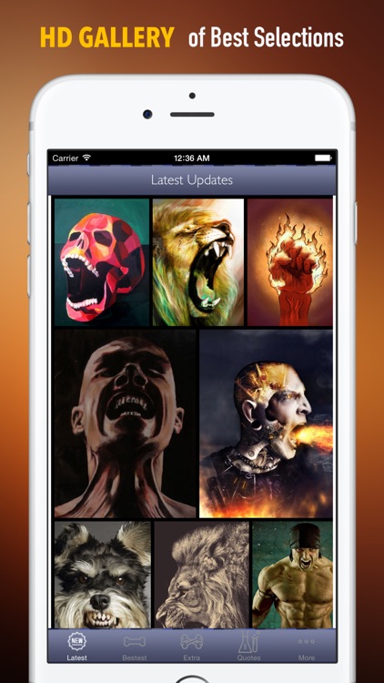 Anger Wallpapers HD: Quotes Backgrounds with Art