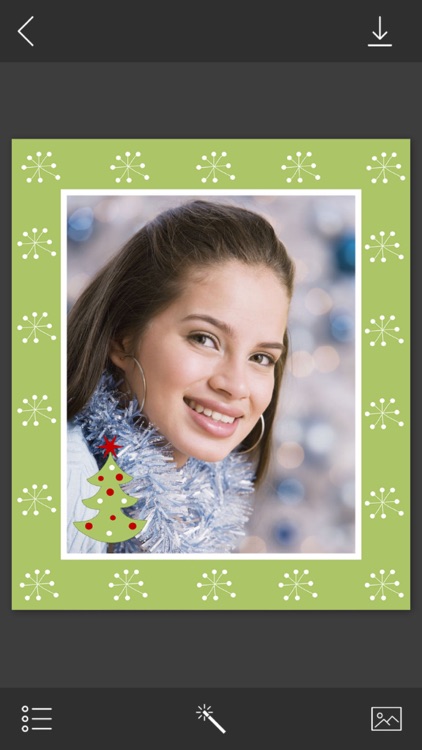 Xmas Tree Photo Frame - Make Profile pic