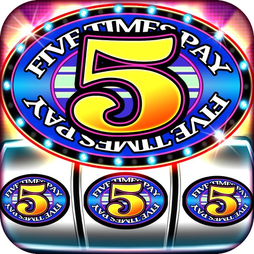 5x Pay Slot Machine - Classic Vegas 3-Reel Slots Icon