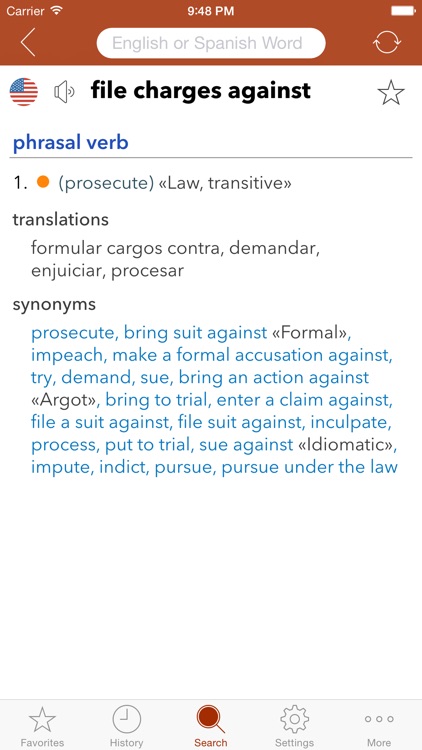 English Spanish Legal Dictionary screenshot-3