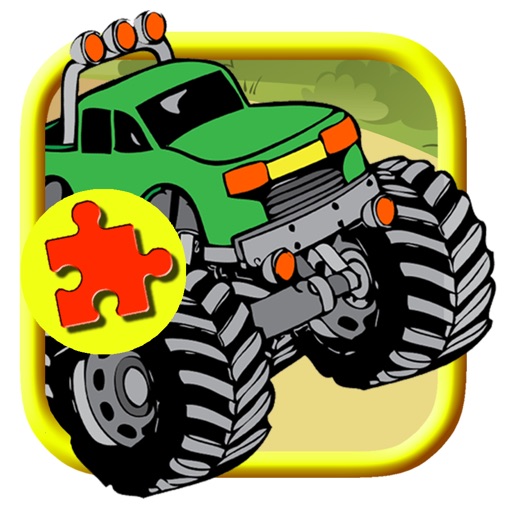 Crazy Monster Truck Game For Jigsaw Puzzle Edition iOS App