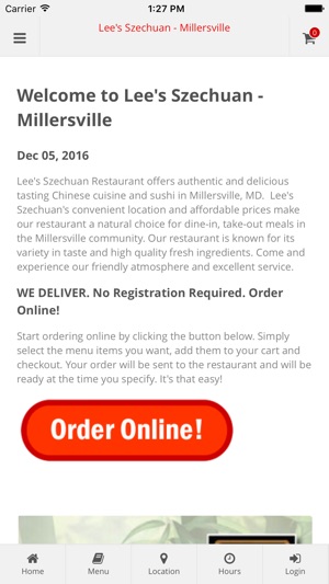 Lee's Szechuan - Millersville(圖1)-速報App