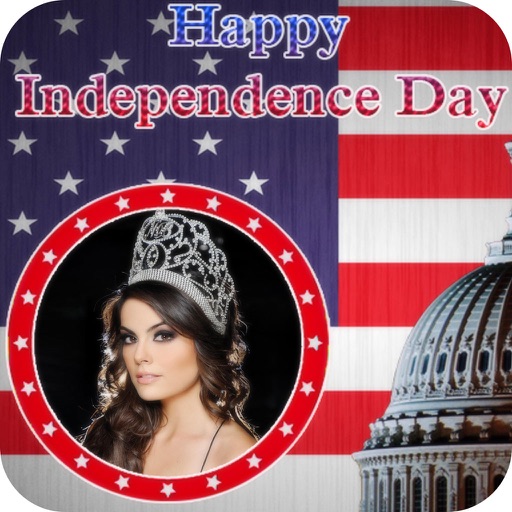 usa independence day-4th of july photo frame