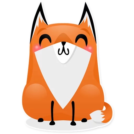 Lisushka The Fox Sticker