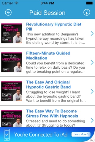 MiHypno: Home Hypnosis screenshot 2